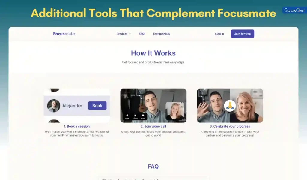 Additional Tools That Complement Focusmate