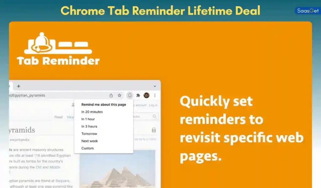 Chrome Tab Reminder Lifetime Deal Review