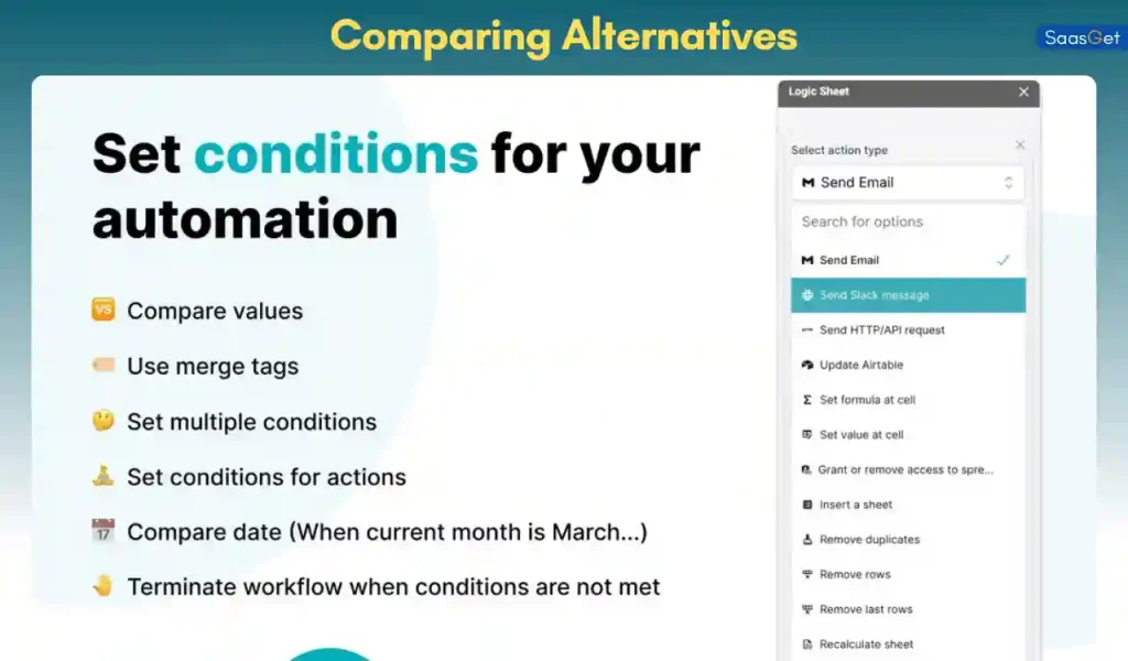 Comparing Alternatives