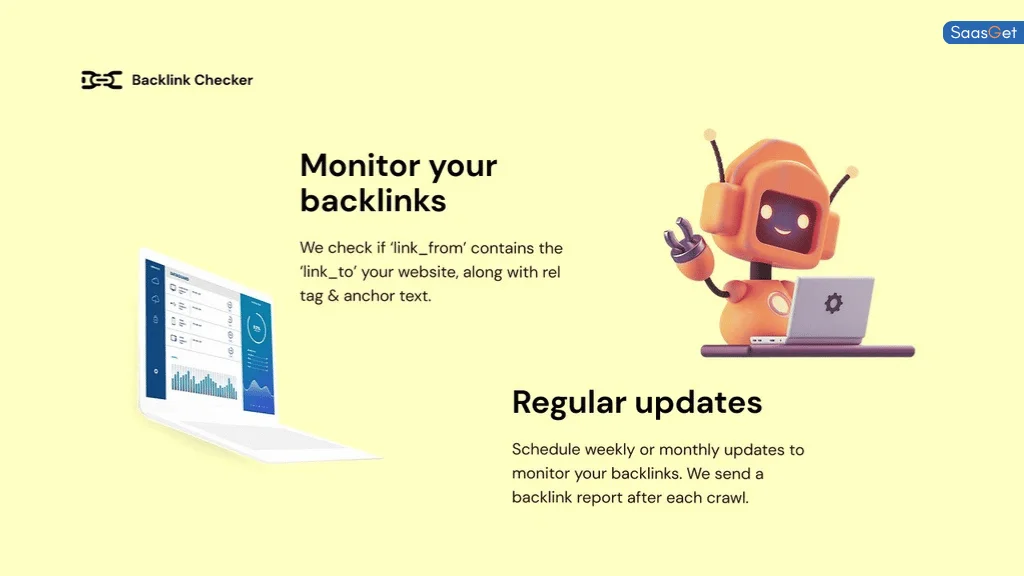 Feature of Backlink Monitor