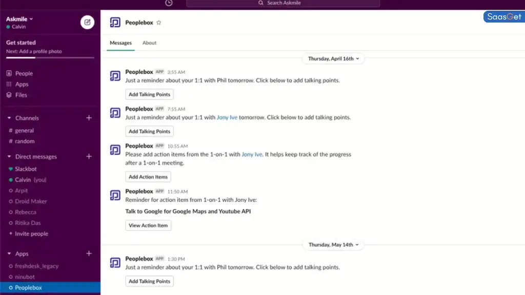 Feature of Peoplebox