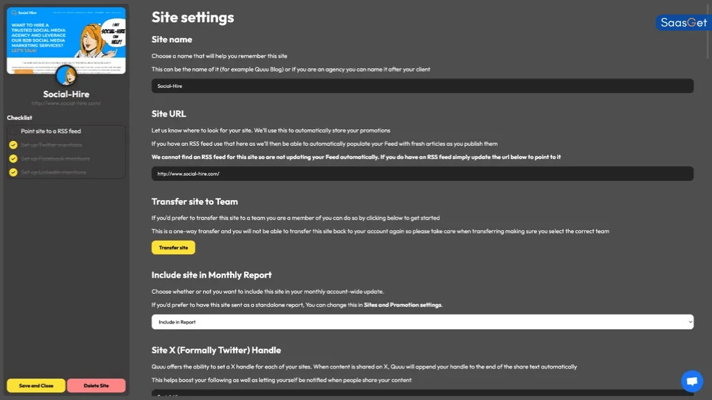 Feature of Quuu Promote
