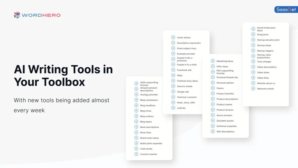Feature of WordHero - AI Content Writer