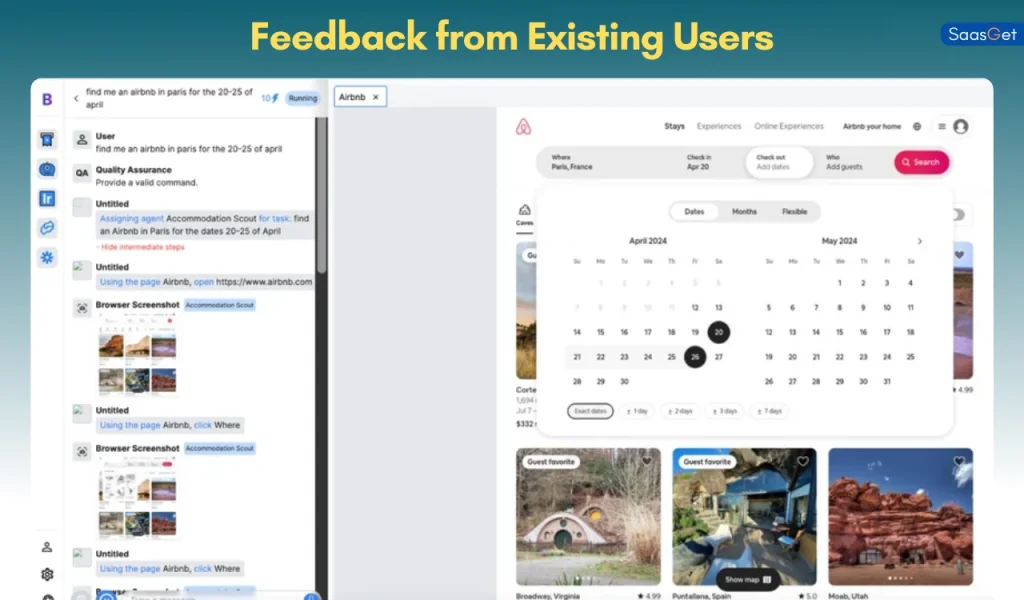 Feedback from Existing Users