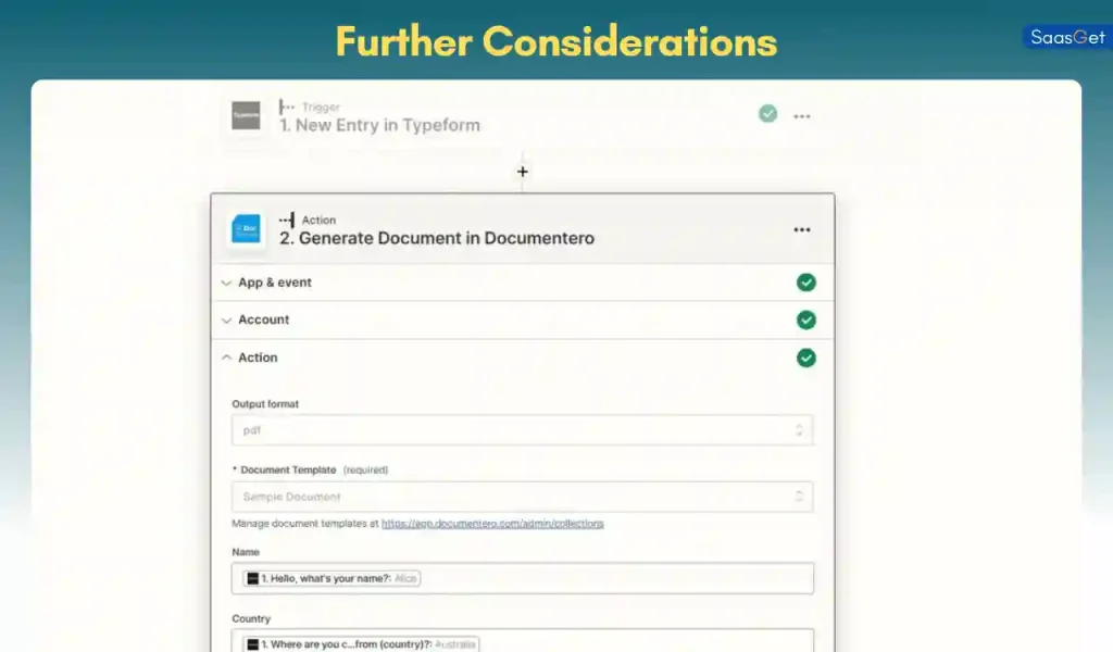 Further Considerations for Potential Users