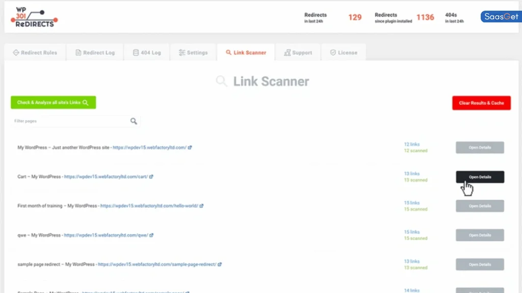 Limitations of Comprehensive WP 301 Redirects