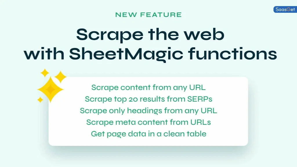 Limitations of SheetMagic