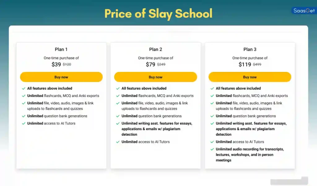 Price of Slay School