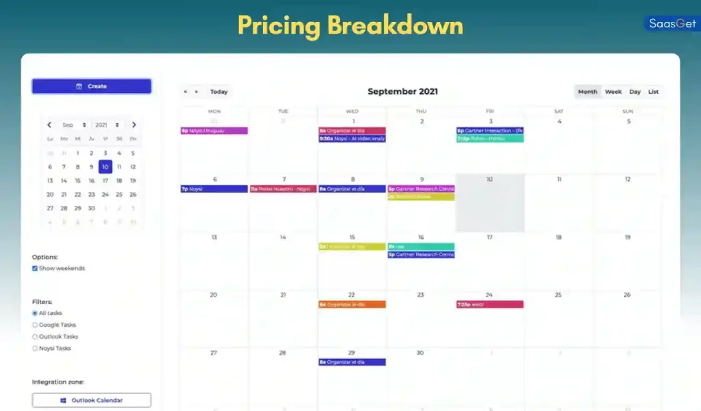Pricing Breakdown