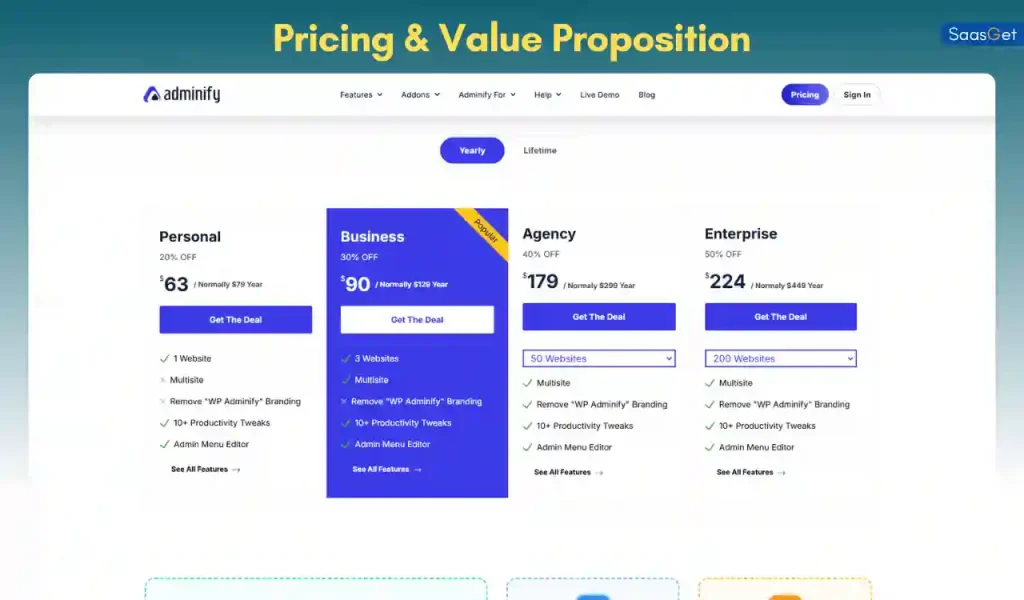 Pricing & Value Proposition