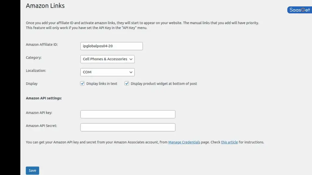 Recommendations for Auto Affiliate Links