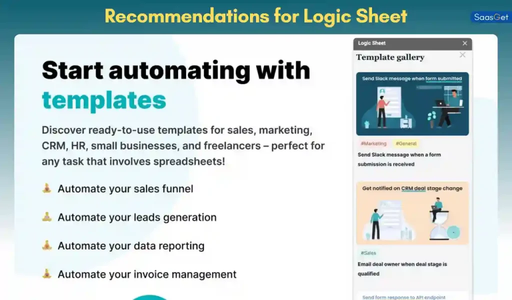 Recommendations for Logic Sheet