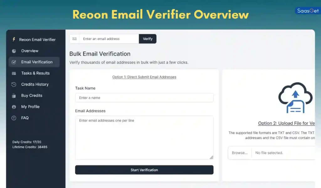 Reoon Email Verifier