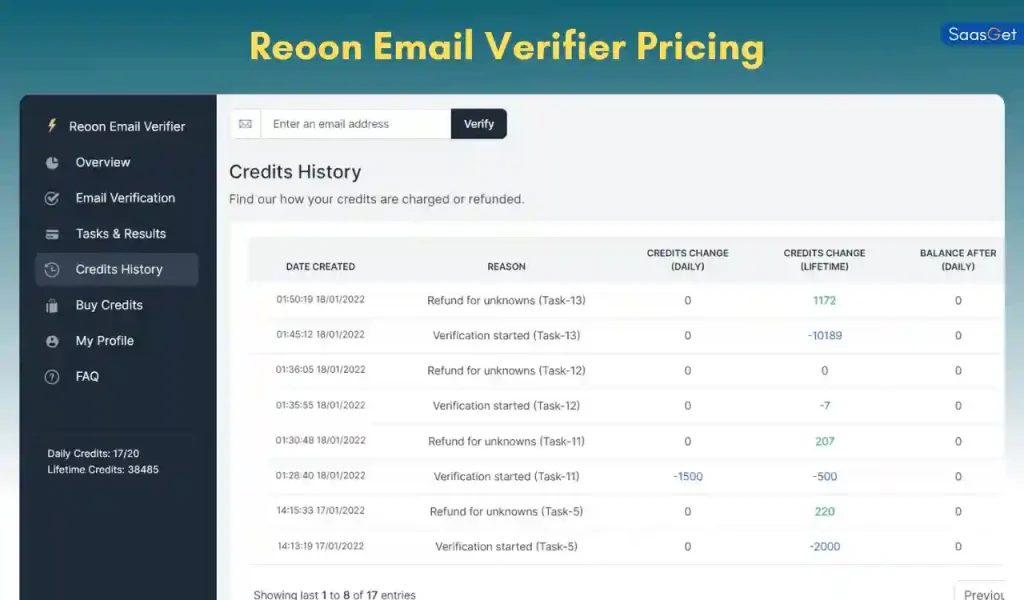 Reoon Email Verifier