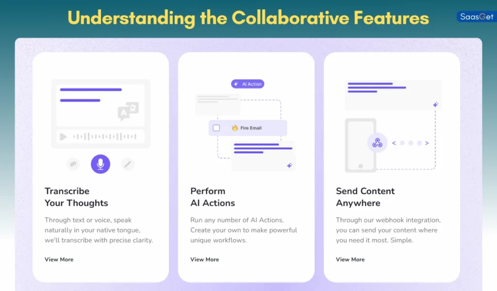 Understanding the Collaborative Features