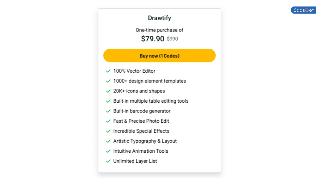 Price of Drawtify