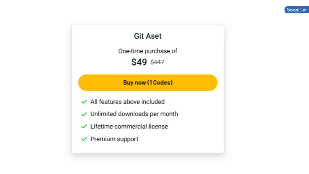 Price of Git Aset