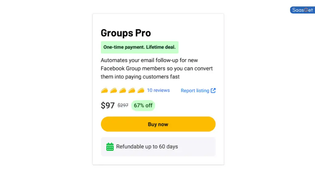 Price of Groups Pro