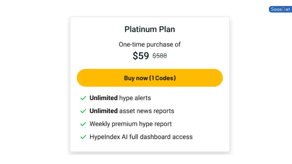 Price of HypeIndex AI