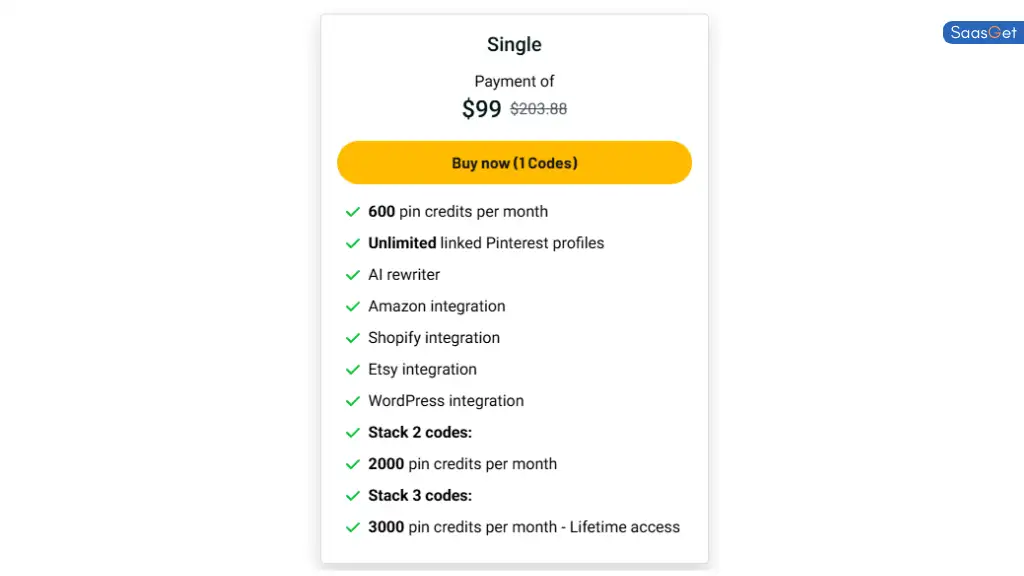 Price of Pin Generator
