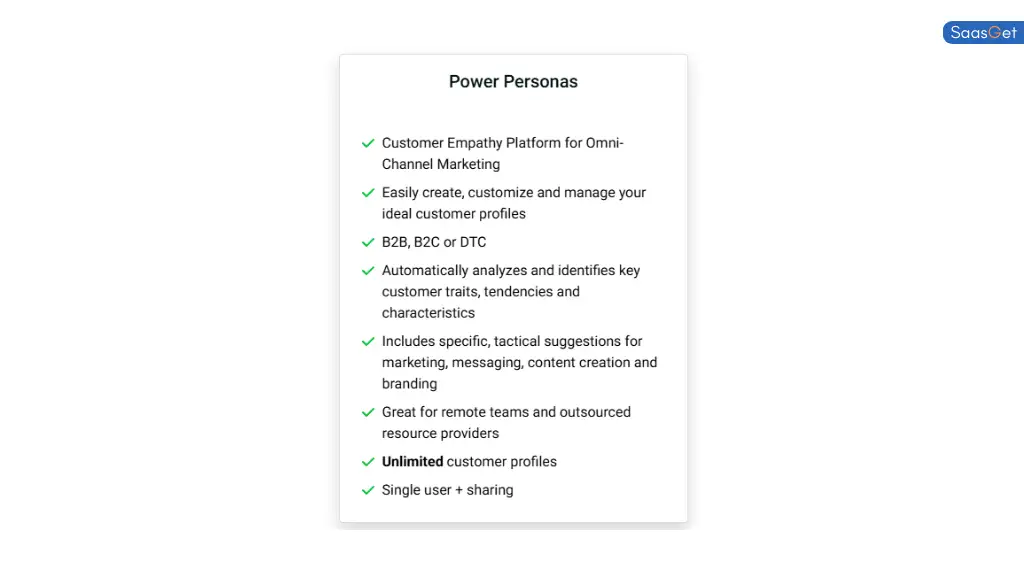 Price of Power Personas