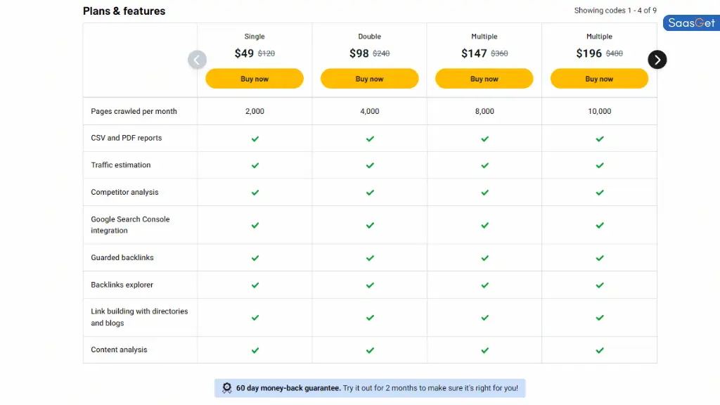 Price of SheerSEO