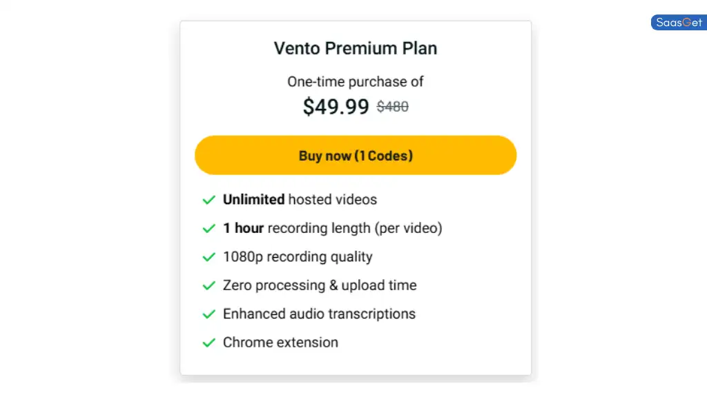 Price of Vento